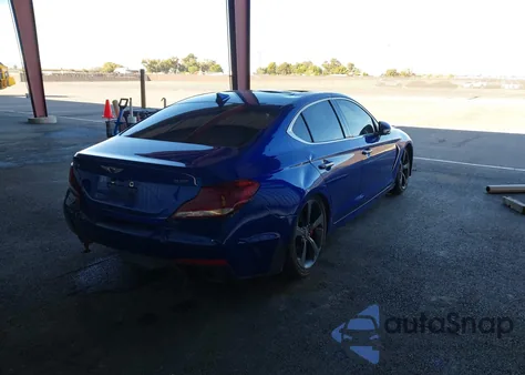 2019 Genesis G70 3.3T Advanced из США, поврежденный, VIN KMTG34LE5KU025171